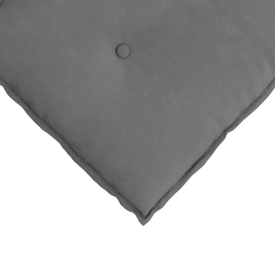 Coussin de Dos Gris foncé 120 x 50 cm Tissu en microfibre - 7