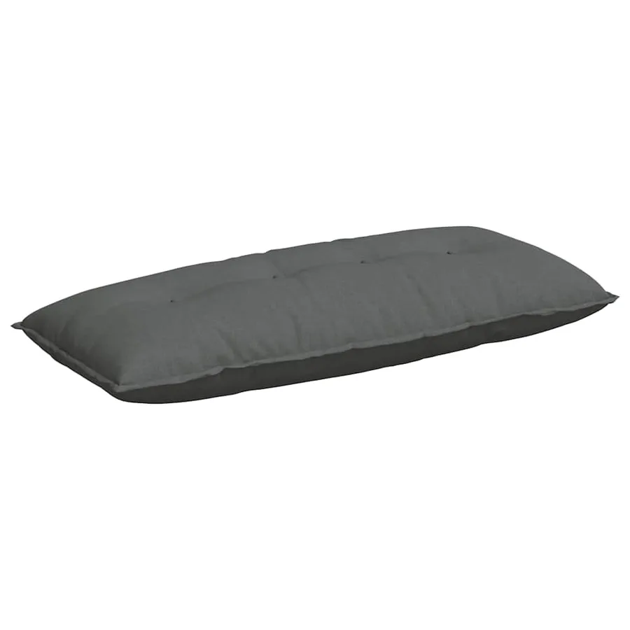 Coussin de Dos Gris foncé 120 x 19 x 50 cm tissu - 2