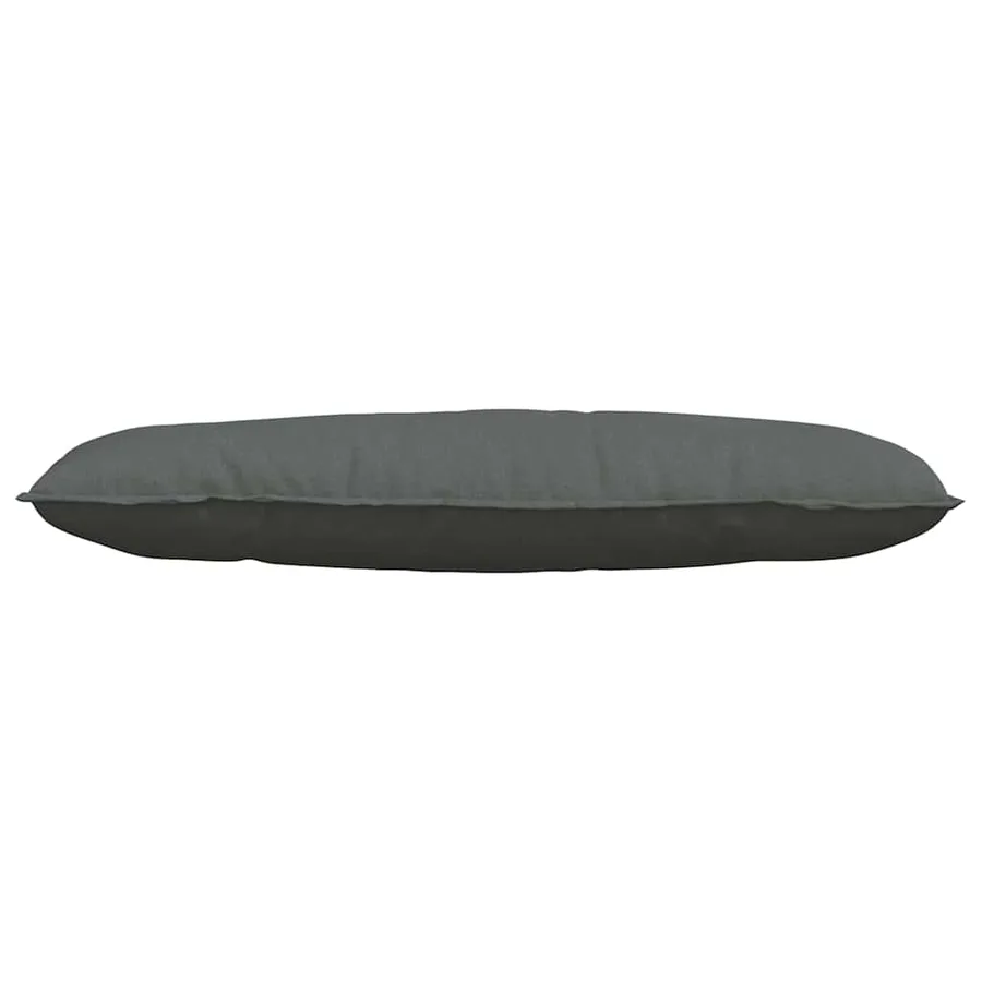 Coussin de Dos Gris foncé 120 x 19 x 50 cm tissu - 5