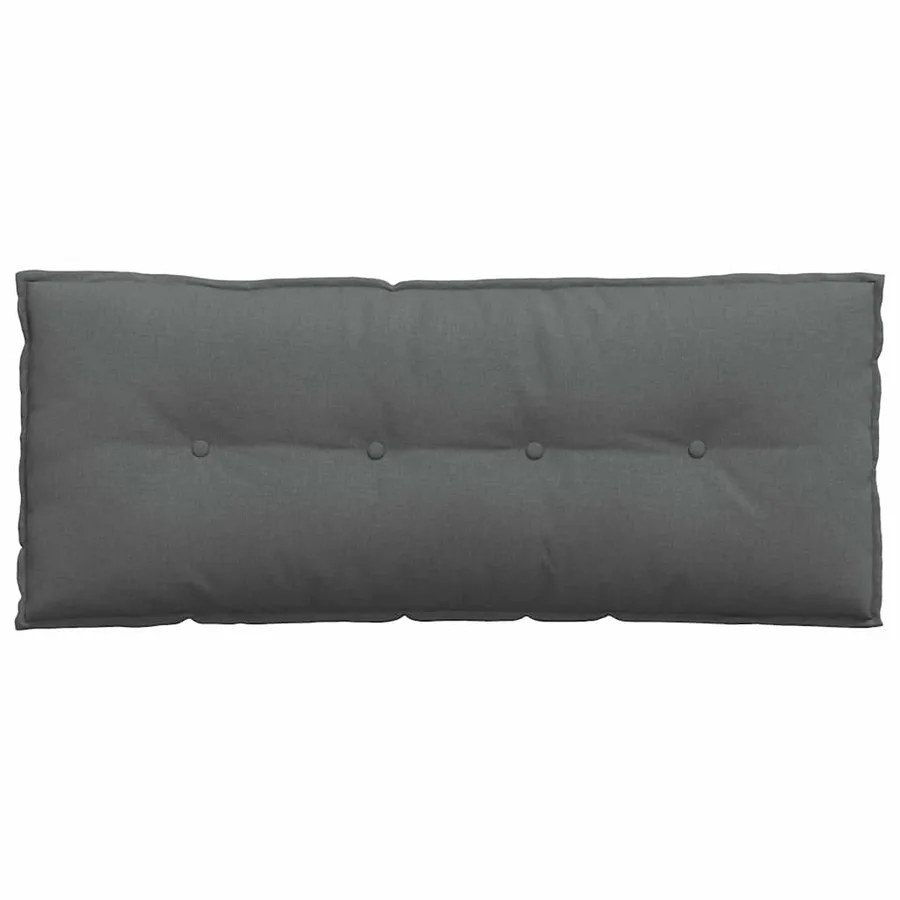Coussin de Dos Gris foncé 120 x 19 x 50 cm tissu - 6