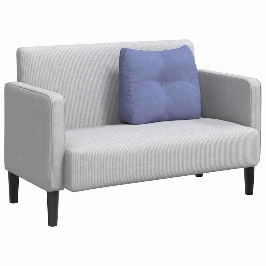 Coussin de Dos Bleu denim 60 x 24 x 50 cm tissu - 3