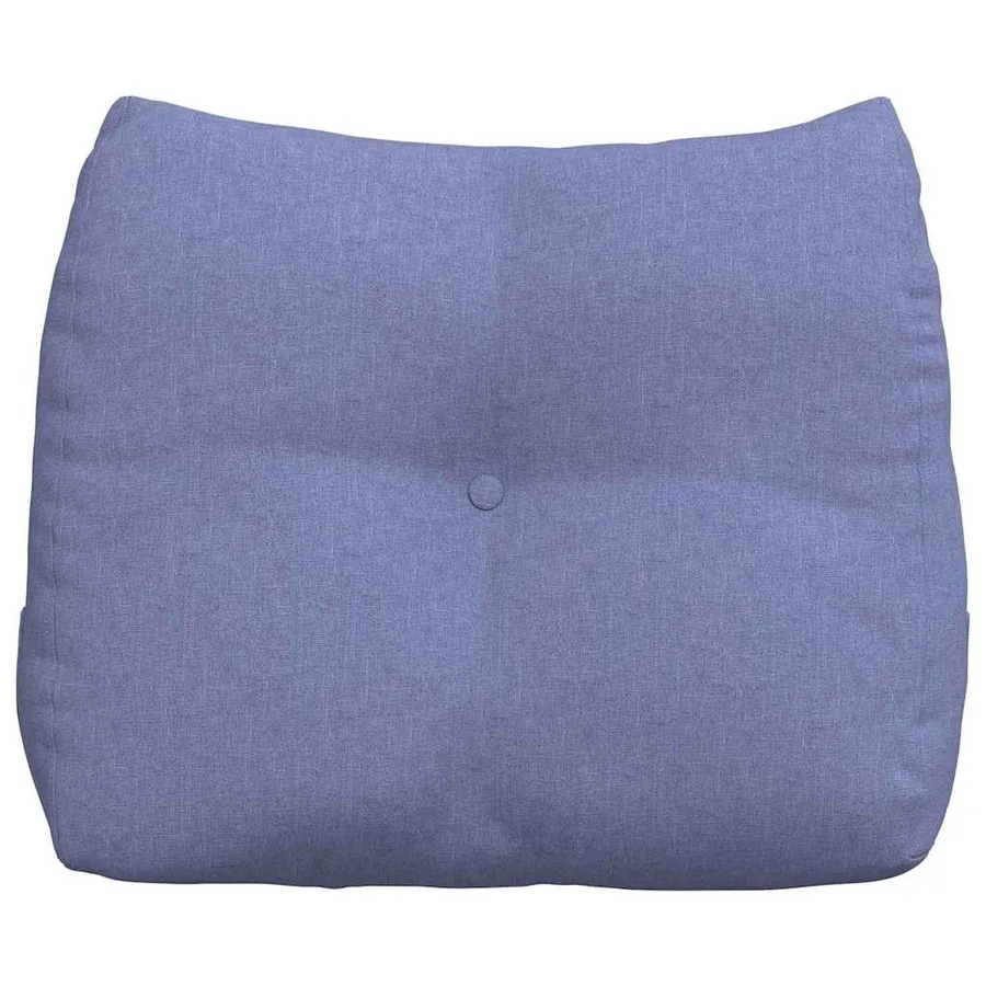 Coussin de Dos Bleu denim 60 x 24 x 50 cm tissu - 6