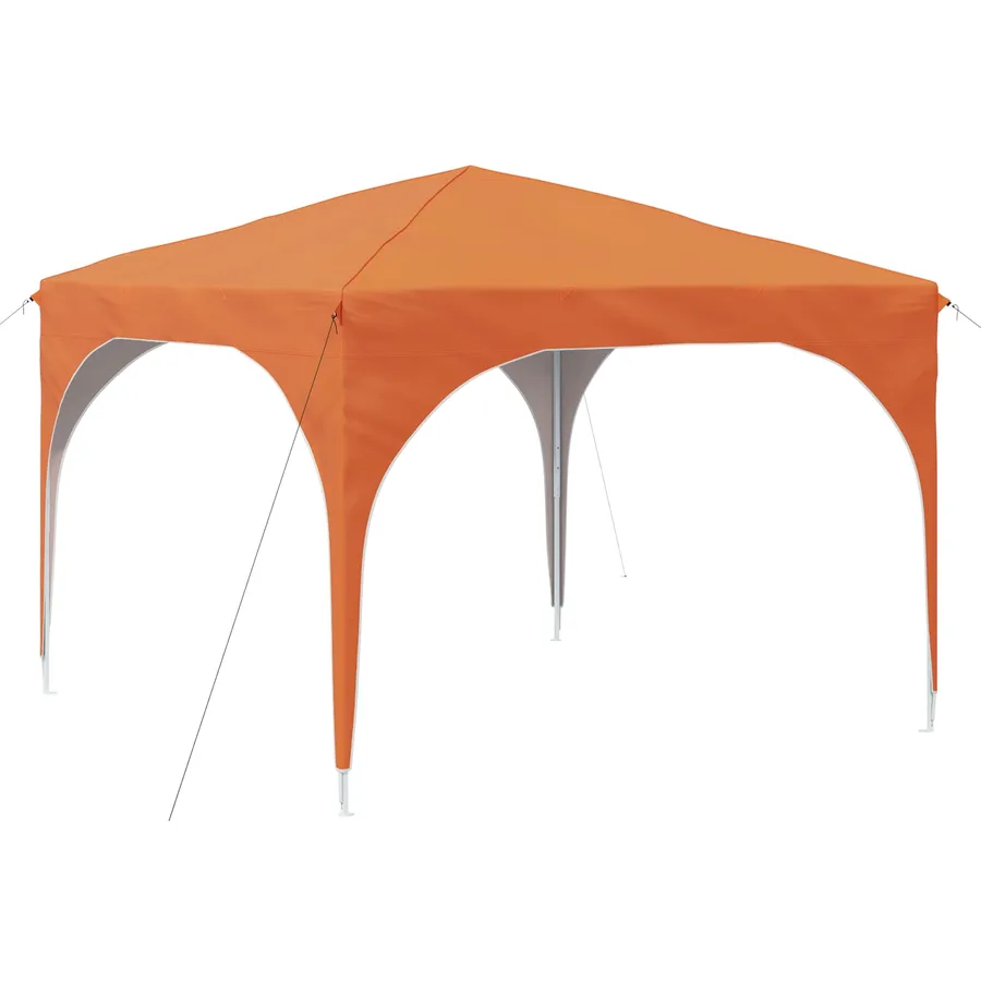 Tente de fête pop-up 290 x 290 x 245 cm Orange - 2