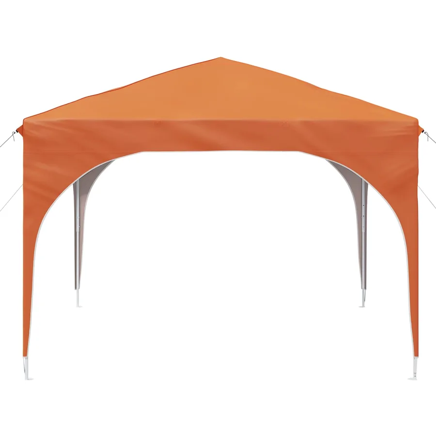 Tente de fête pop-up 290 x 290 x 245 cm Orange - 6
