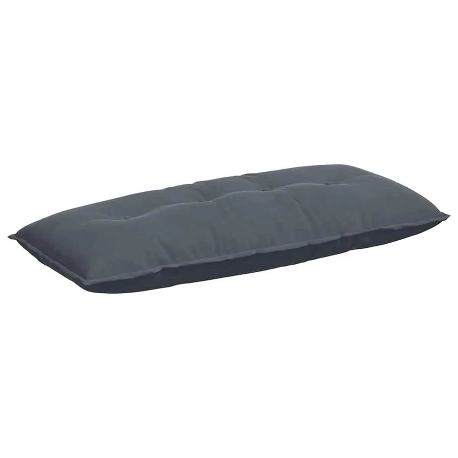 Coussin de Dos Gris foncé 120 x 50 cm Tissu en velours côtelé - 2