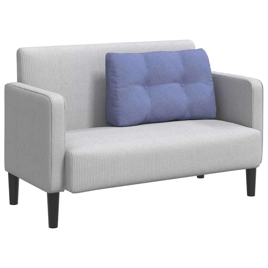 Coussin de Dos Bleu denim 80 x 24 x 50 cm tissu - 3