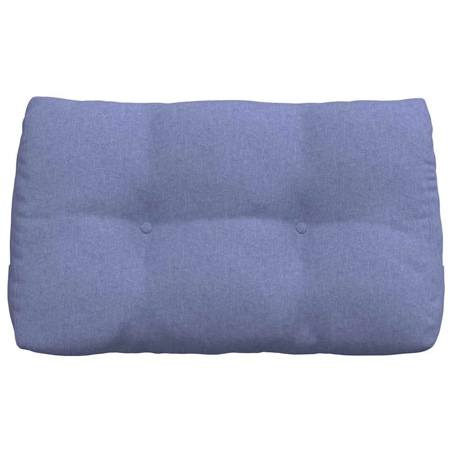 Coussin de Dos Bleu denim 80 x 24 x 50 cm tissu - 6