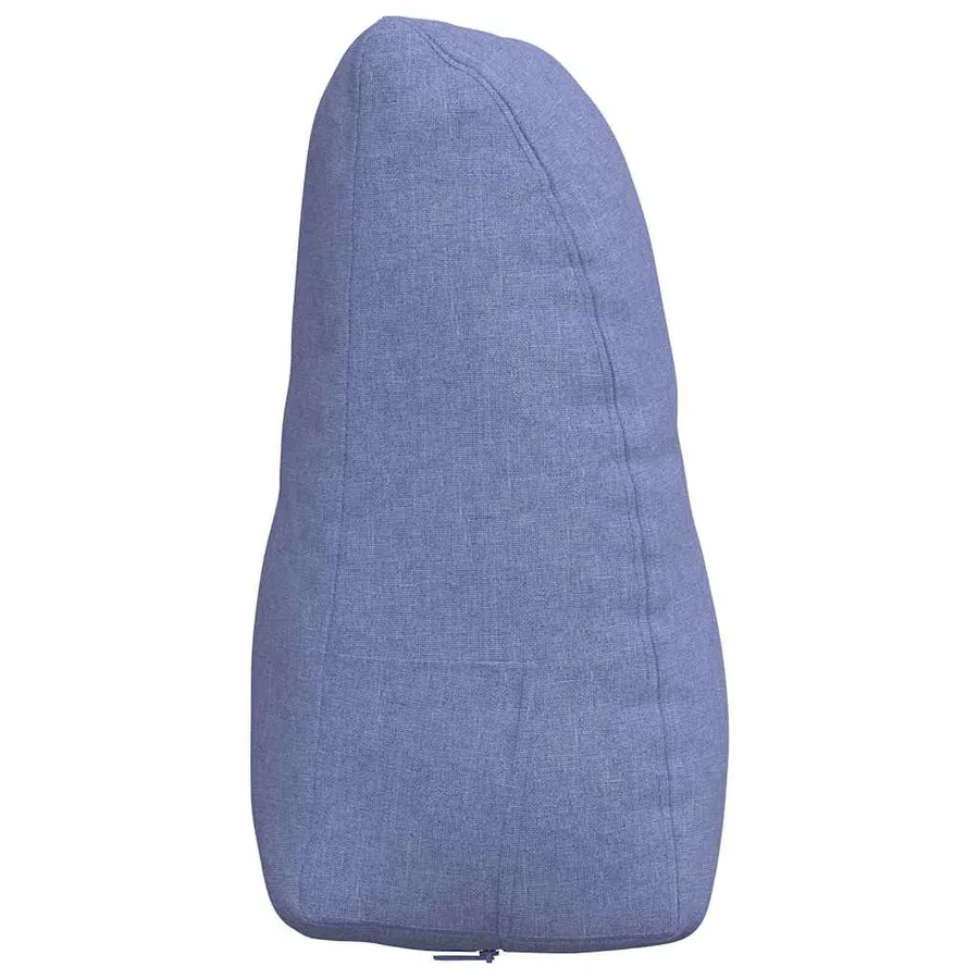 Coussin de Dos Bleu denim 80 x 24 x 50 cm tissu - 7