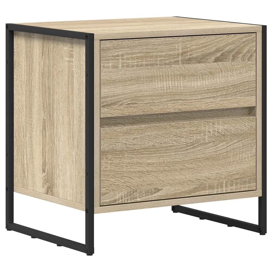 Table de chevet Sonoma 50 x 39,5 x 50 cm Bois d'ingénierie - 2