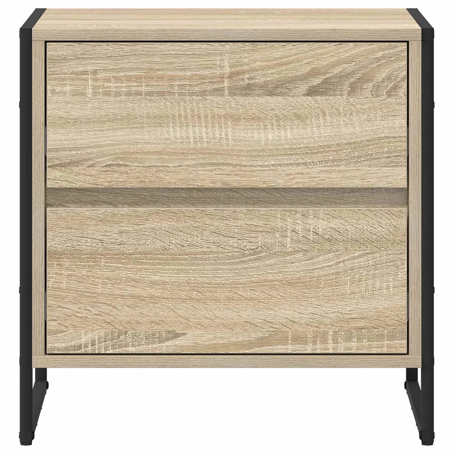 Table de chevet Sonoma 50 x 39,5 x 50 cm Bois d'ingénierie - 5