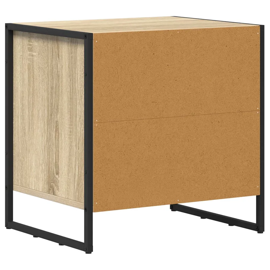Table de chevet Sonoma 50 x 39,5 x 50 cm Bois d'ingénierie - 7