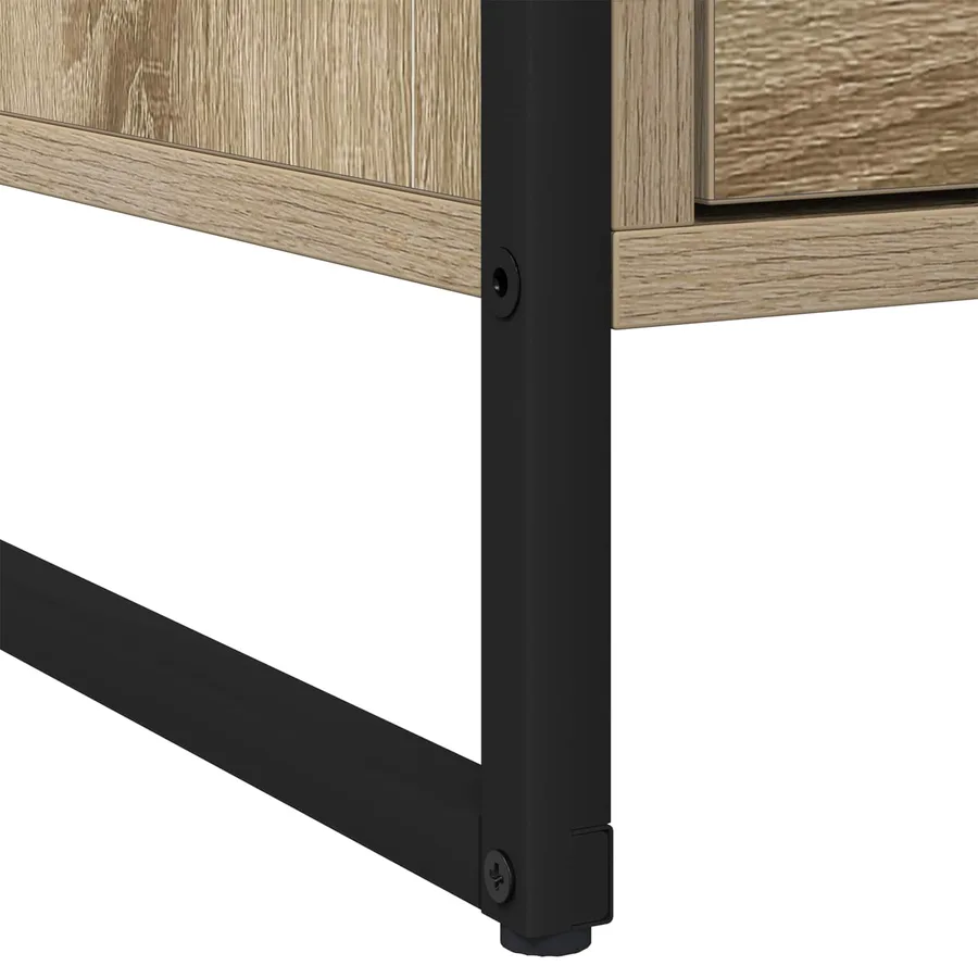Table de chevet Sonoma 50 x 39,5 x 50 cm Bois d'ingénierie - 9