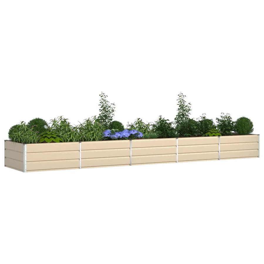 Jardinière Ivoire 480 x 100 x 45 cm Acier galvanisé - 3