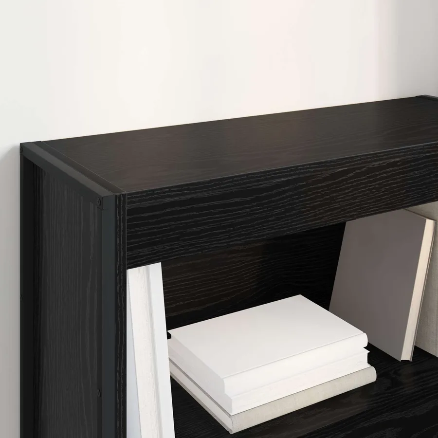 Bibliothèque Chêne noir 80 x 30 x 86,5 cm Bois d'ingénierie - 4