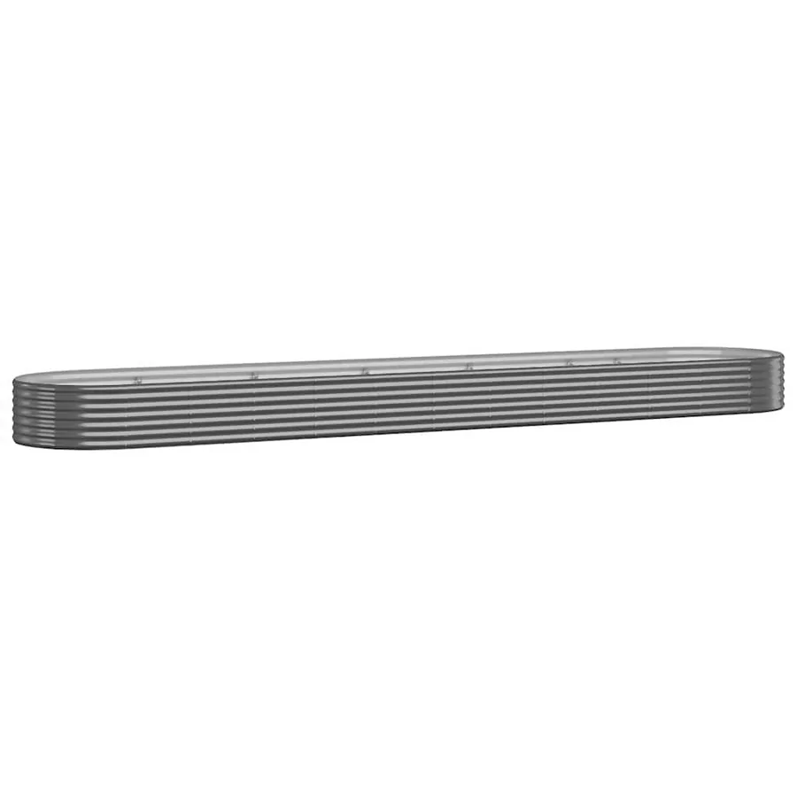Lit surélevé de jardin Acier galvanisé Anthracite - 2
