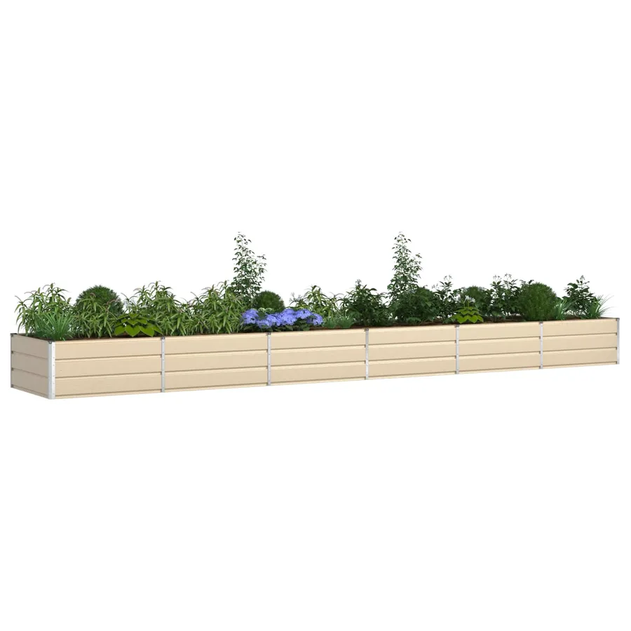 Jardinière Ivoire 580 x 100 x 45 cm Acier galvanisé - 3