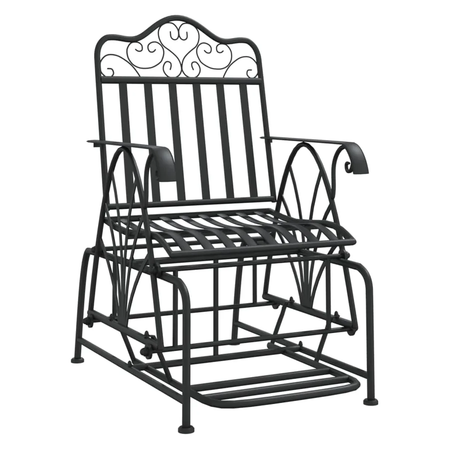 Banc coulissant 61 cm Noir Acier - 2