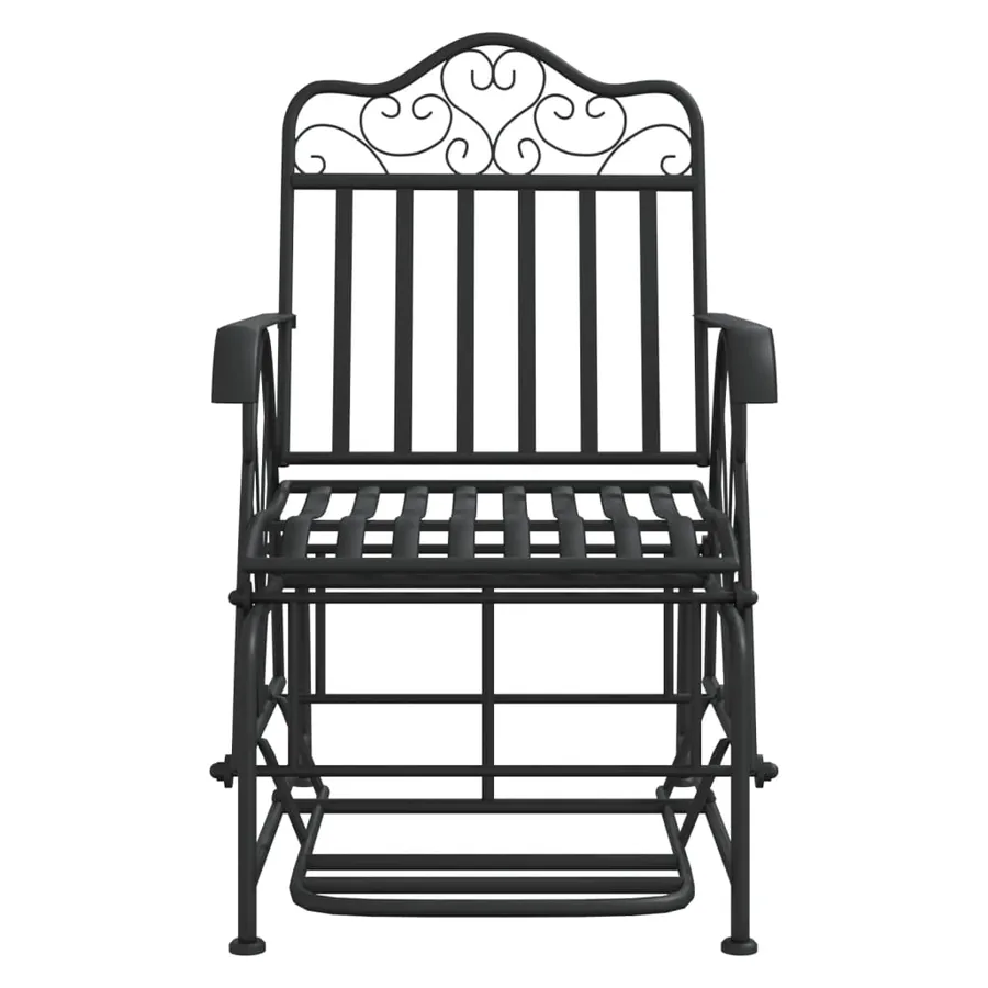Banc coulissant 61 cm Noir Acier - 3
