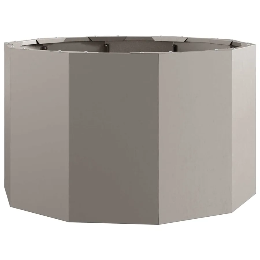 Jardinière Rouillé 60 x 60 x 35 cm Acier patiné - 5