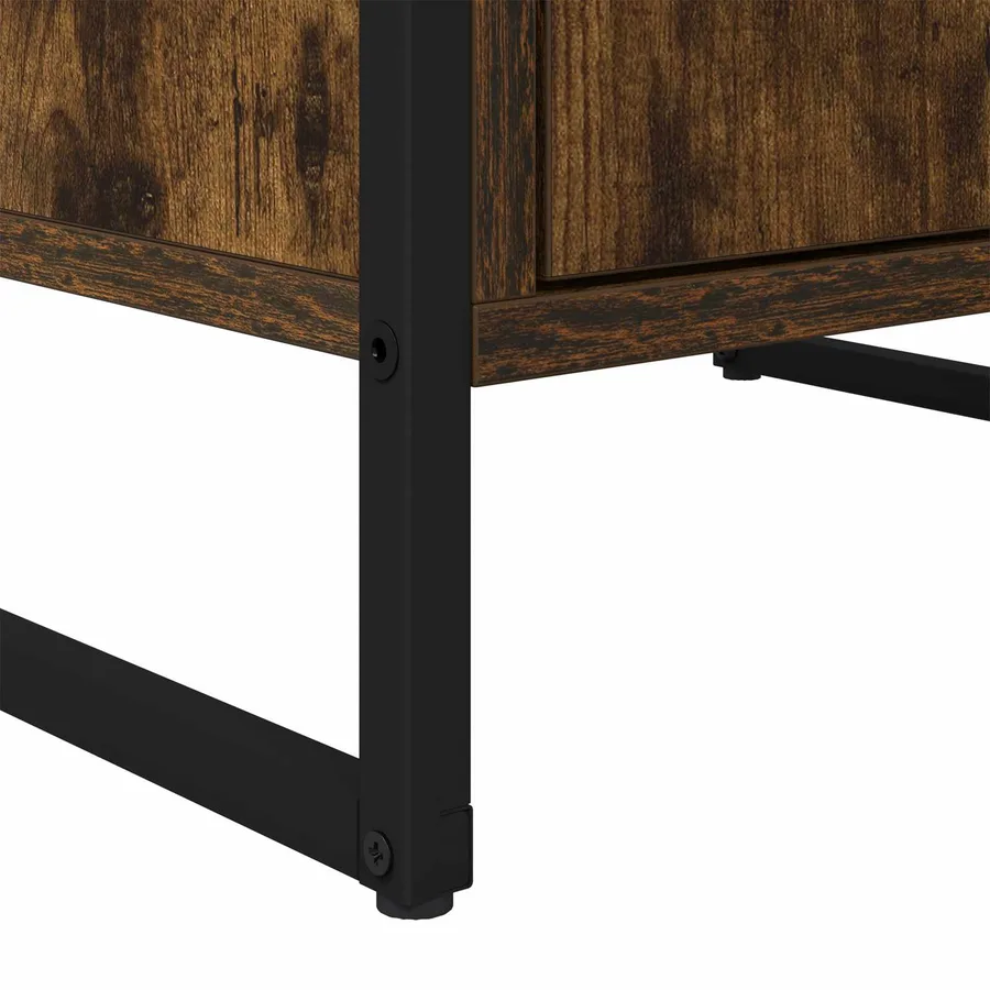 Buffet Chêne Fumé 43 x 36 x 75,5 cm Bois d'ingénierie - 8