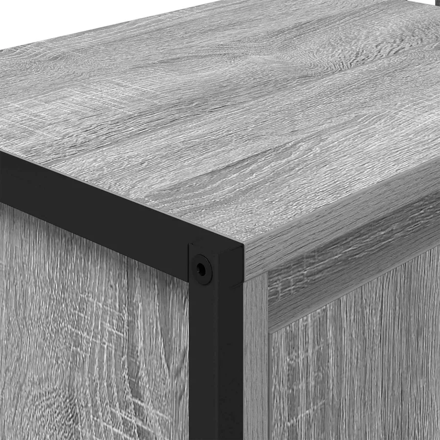 Cabinet de salle de bain avec porte Gris Sonoma 90 x 30 x 60 cm - 10