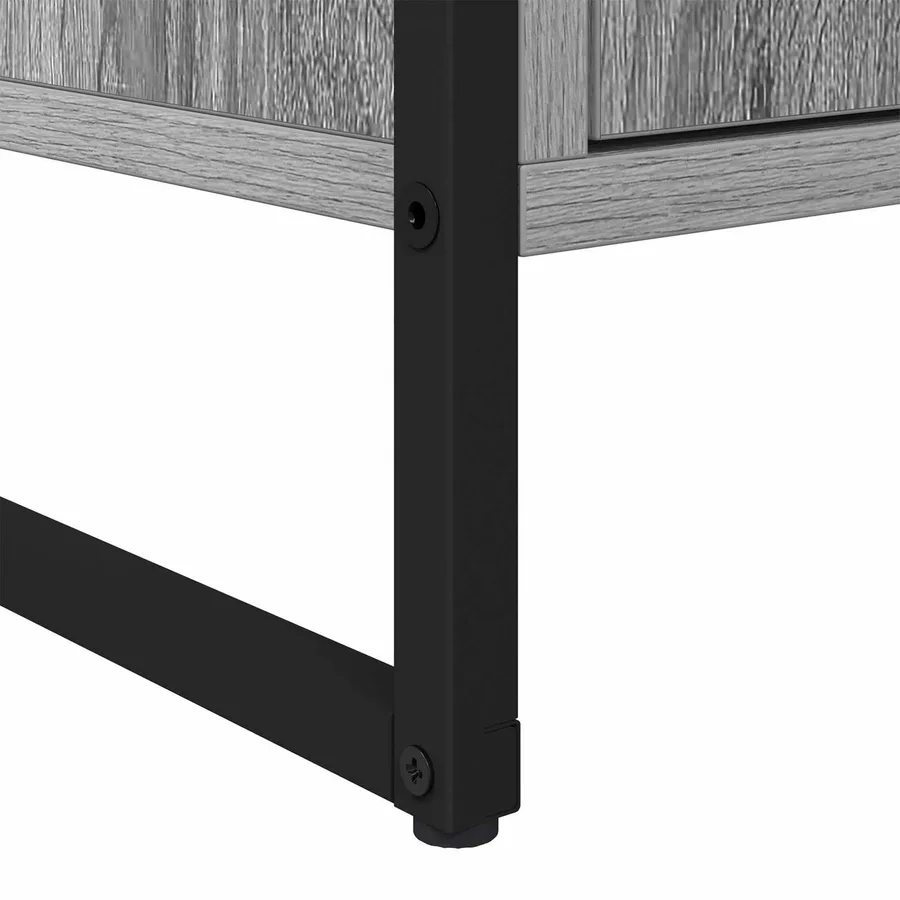 Ensemble de mobilier de salle de bain avec tiroir Gris Sonoma - 14