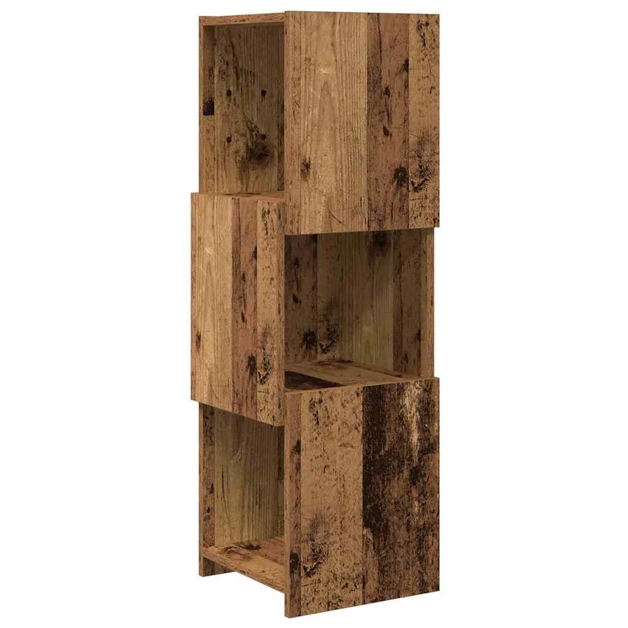 Meuble d'angle Bois ancien 30,5x30x95cm Bois d'ingénierie - 2