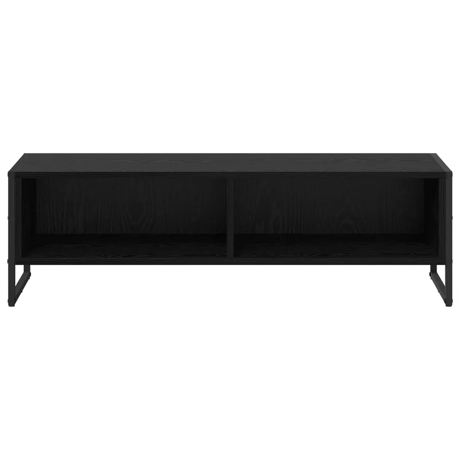 Meuble TV 100 x 36,5 x 30,5 cm Chêne noir Bois d'ingénierie - 5