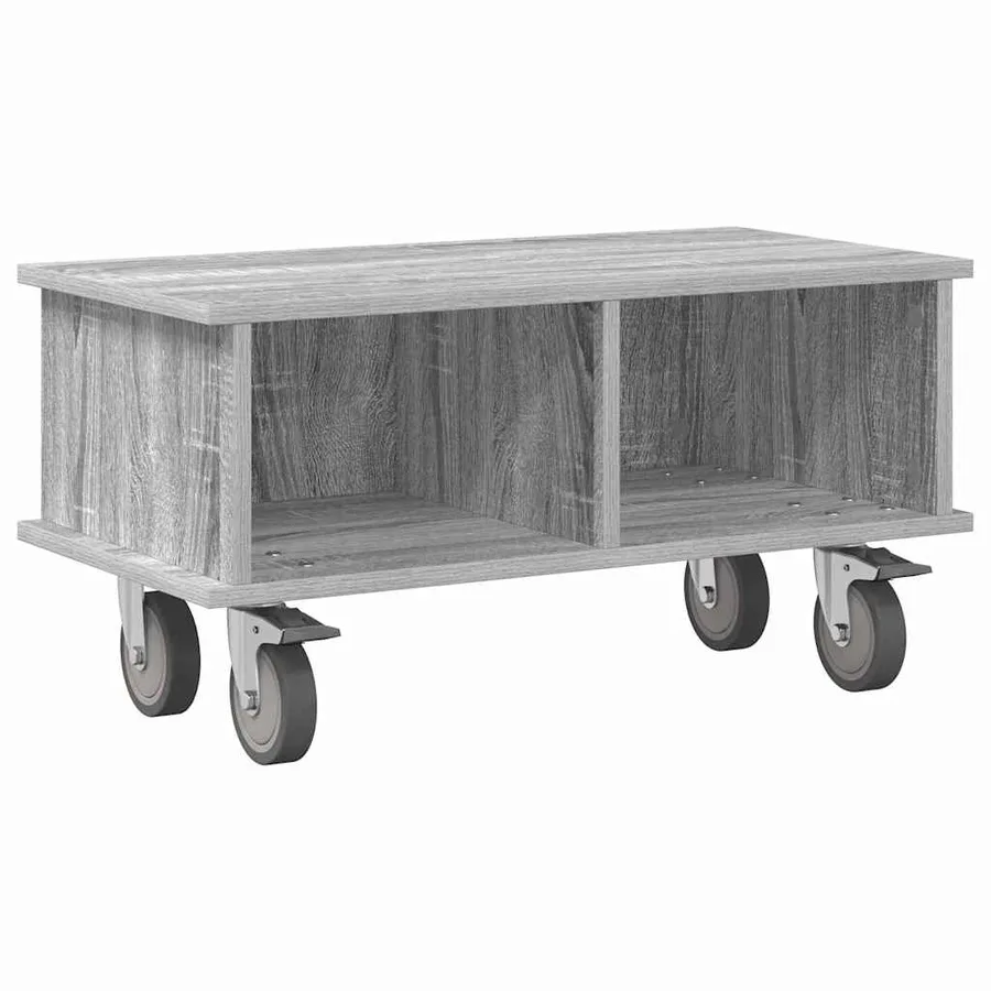 Meuble TV Gris Sonoma 68,5 x 35 x 35 cm Bois d'ingénierie - 2