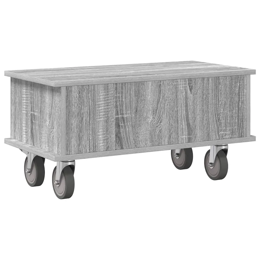 Meuble TV Gris Sonoma 68,5 x 35 x 35 cm Bois d'ingénierie - 7