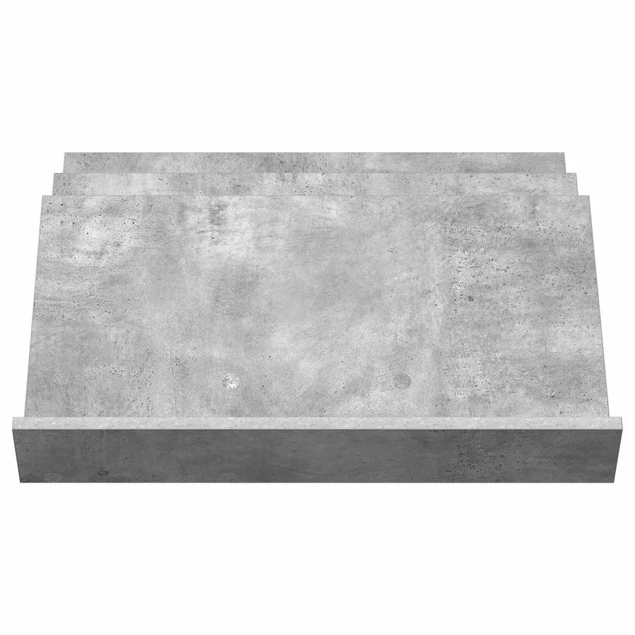 Étagère à magazines avec étagère Gris Béton 65 x 53 x 28,5 cm - 5