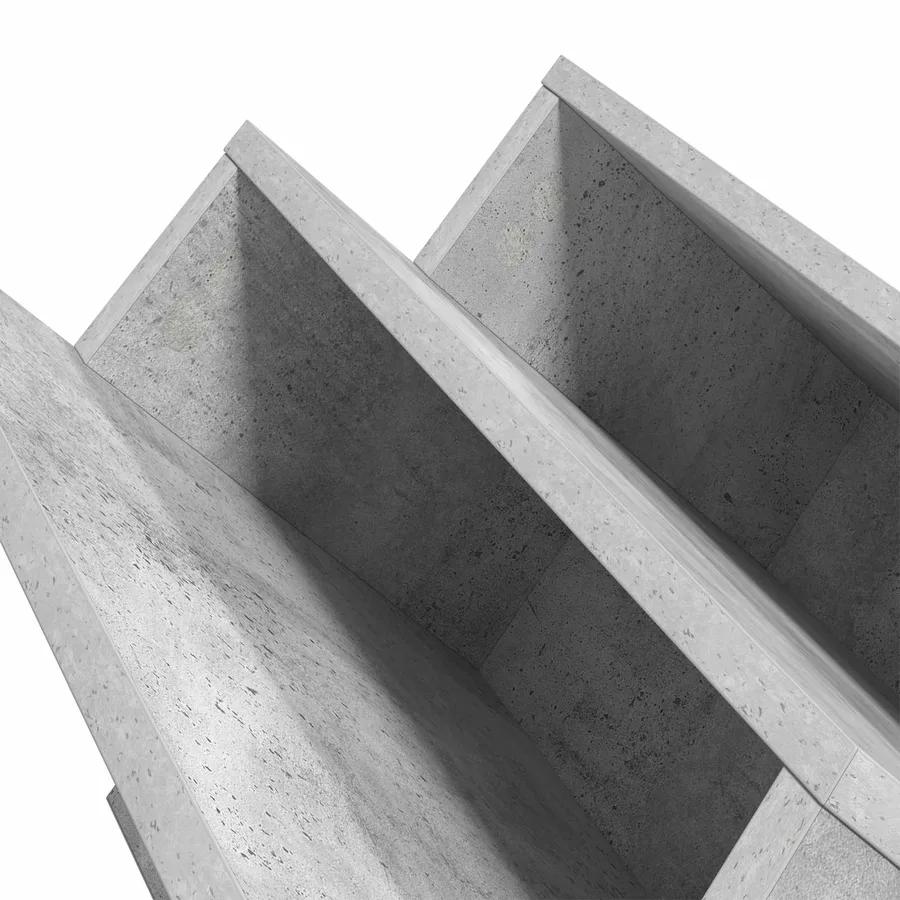 Étagère à magazines avec étagère Gris Béton 65 x 53 x 28,5 cm - 9