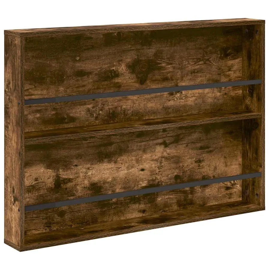 Étagère à magazines 2 pcs Chêne fumé 100 x 12 x 70 cm - 5