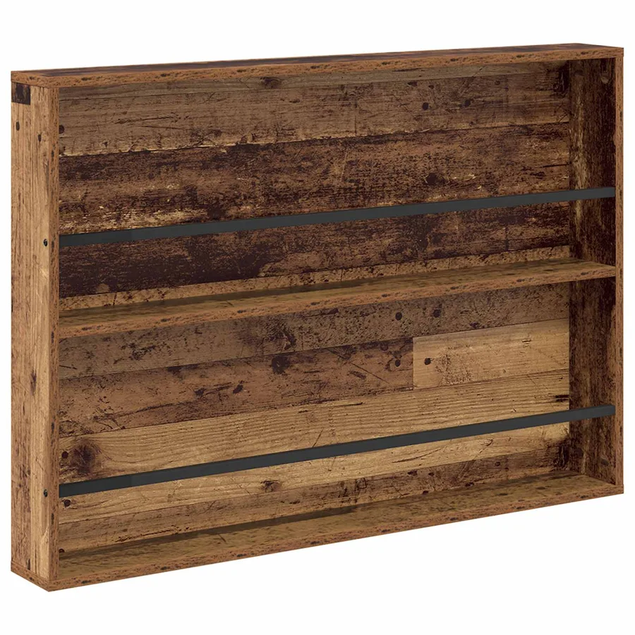 Étagère à magazines avec étagère Bois ancien 100 x 12 x 70 cm - 2