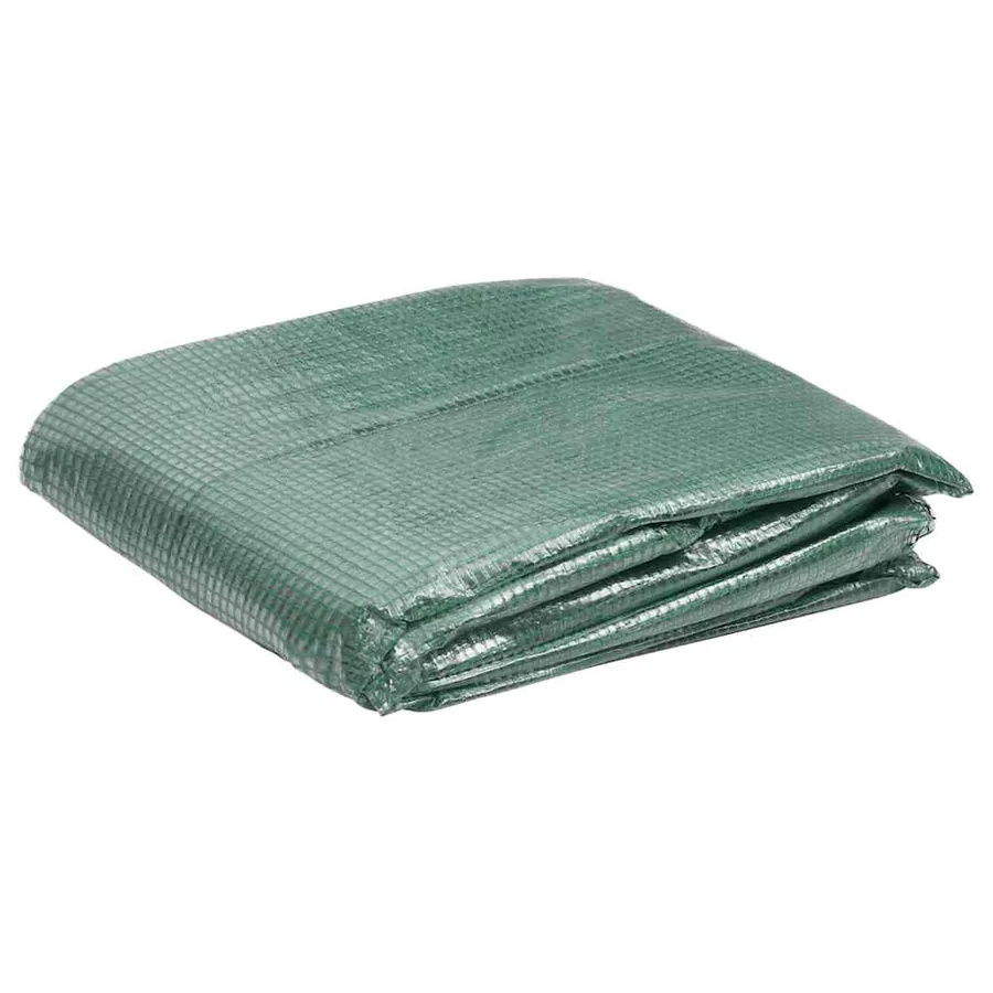 Couverture de remplacement serre (6,5025 m²) 255x255x194cm Vert - 3