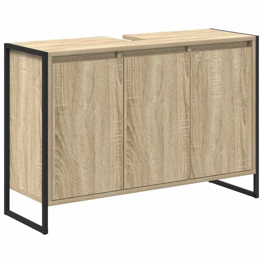 Cabinet de salle de bain avec stockage Sonoma 90 x 30 x 60 cm - 2
