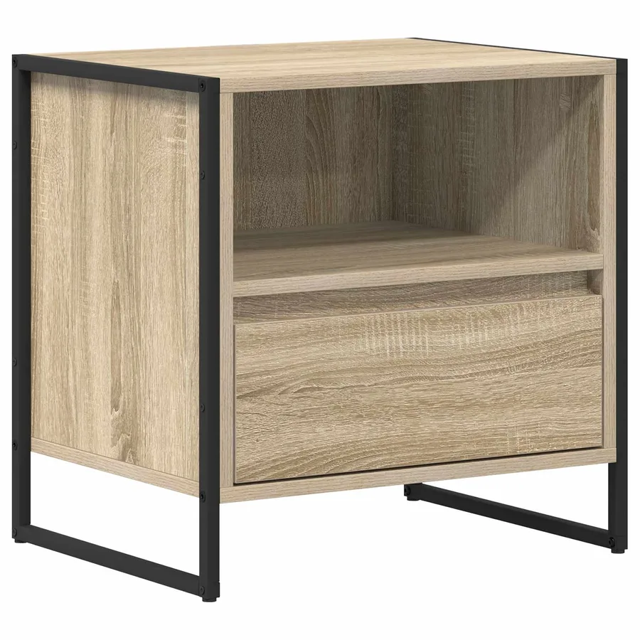 Table de chevet Sonoma 50 x 39,5 x 50 cm Bois d'ingénierie - 2