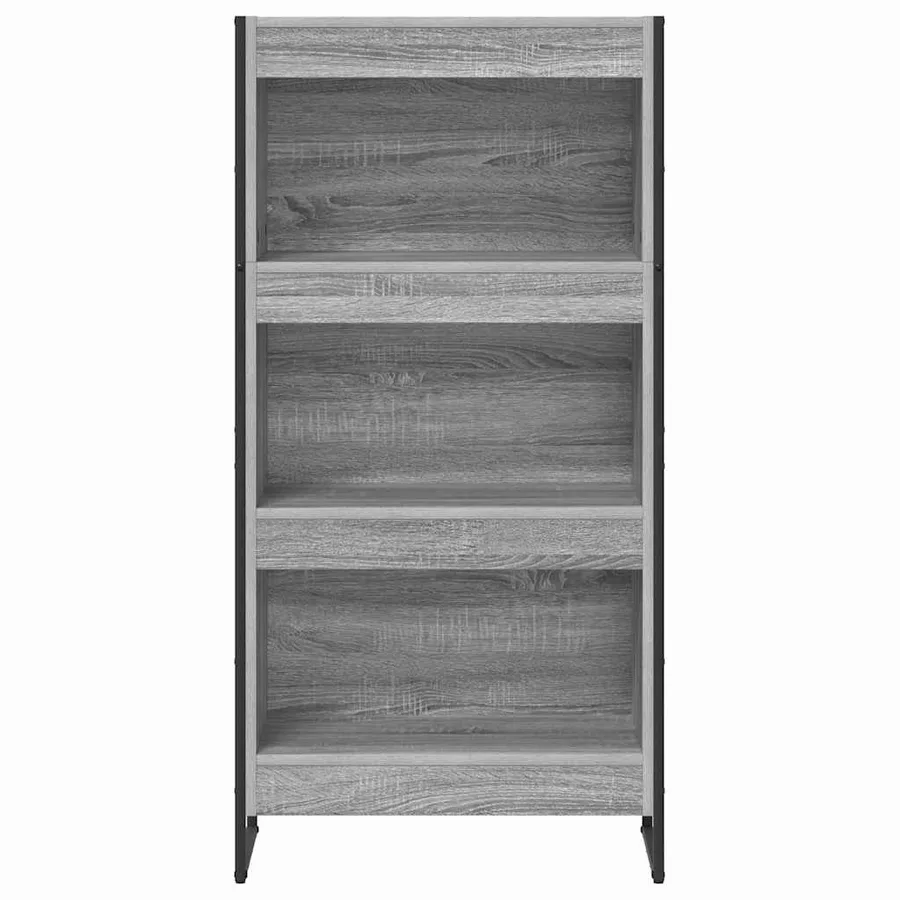 Bibliothèque Gris Sonoma 60 x 30 x 121 cm Bois d'ingénierie - 5