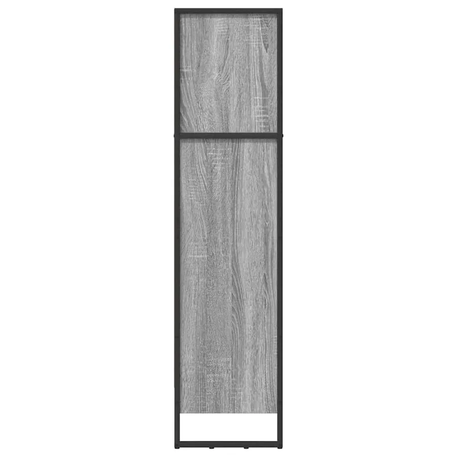 Bibliothèque Gris Sonoma 60 x 30 x 121 cm Bois d'ingénierie - 6