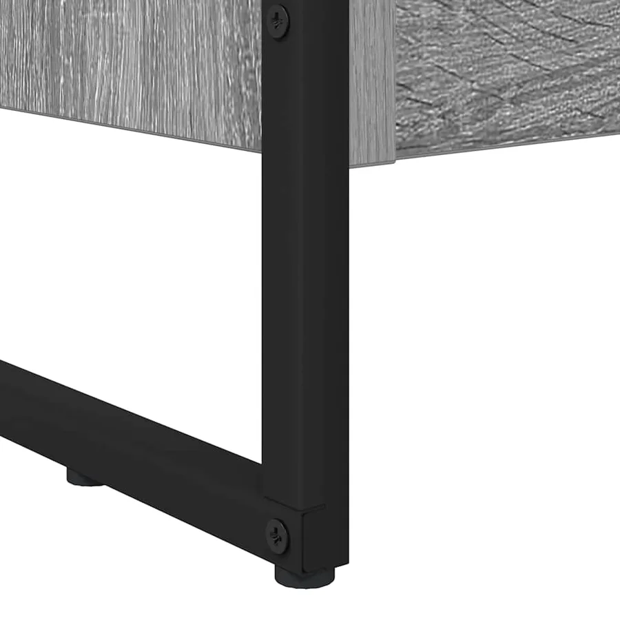 Bibliothèque Gris Sonoma 60 x 30 x 121 cm Bois d'ingénierie - 9