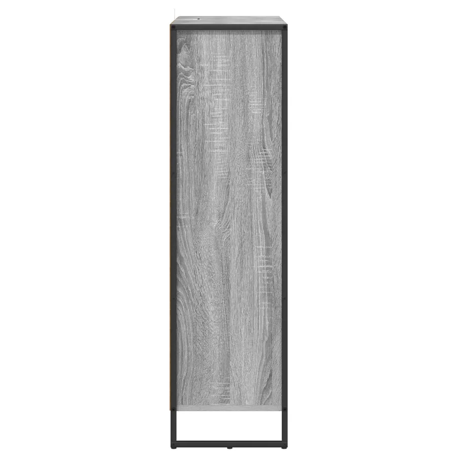 Bibliothèque Gris Sonoma 99,5 x 30 x 108,5 cm Bois d'ingénierie - 6