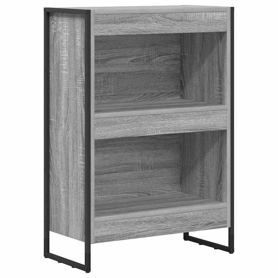 Bibliothèque Gris Sonoma 60 x 30 x 86,5 cm Bois d'ingénierie - 2