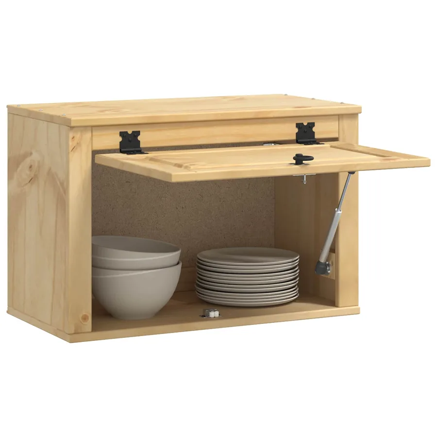Armoire SKI Brun Miel 60 x 32 x 40 cm Pin massif - 3