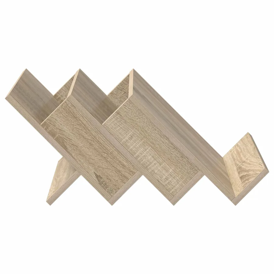 Étagère à magazines avec étagère Chêne Sonoma 53 x 40 x 28,5 cm - 6