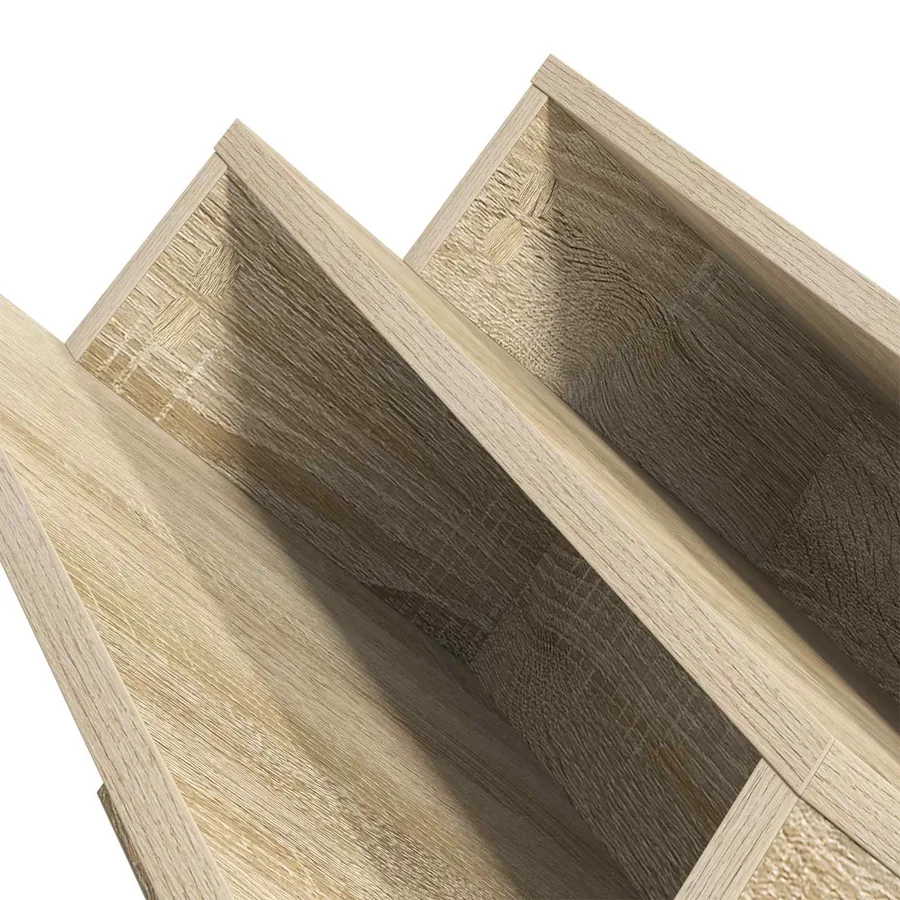 Étagère à magazines avec étagère Chêne Sonoma 53 x 40 x 28,5 cm - 9