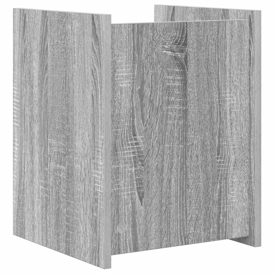Étagère à magazines avec étagère Gris Sonoma 35 x 35 x 45 cm - 7