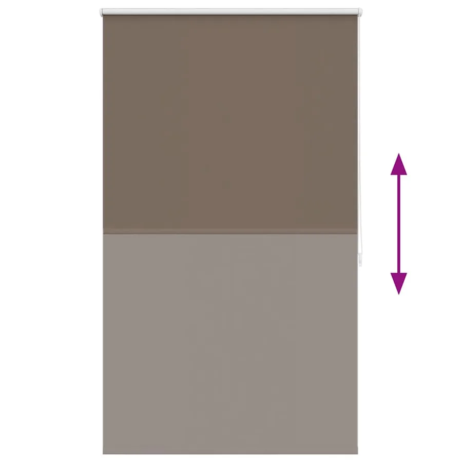 Store enrouleur occultant 104,4 x 175 cm, largeur du tissu 100 cm, couleur café - 9