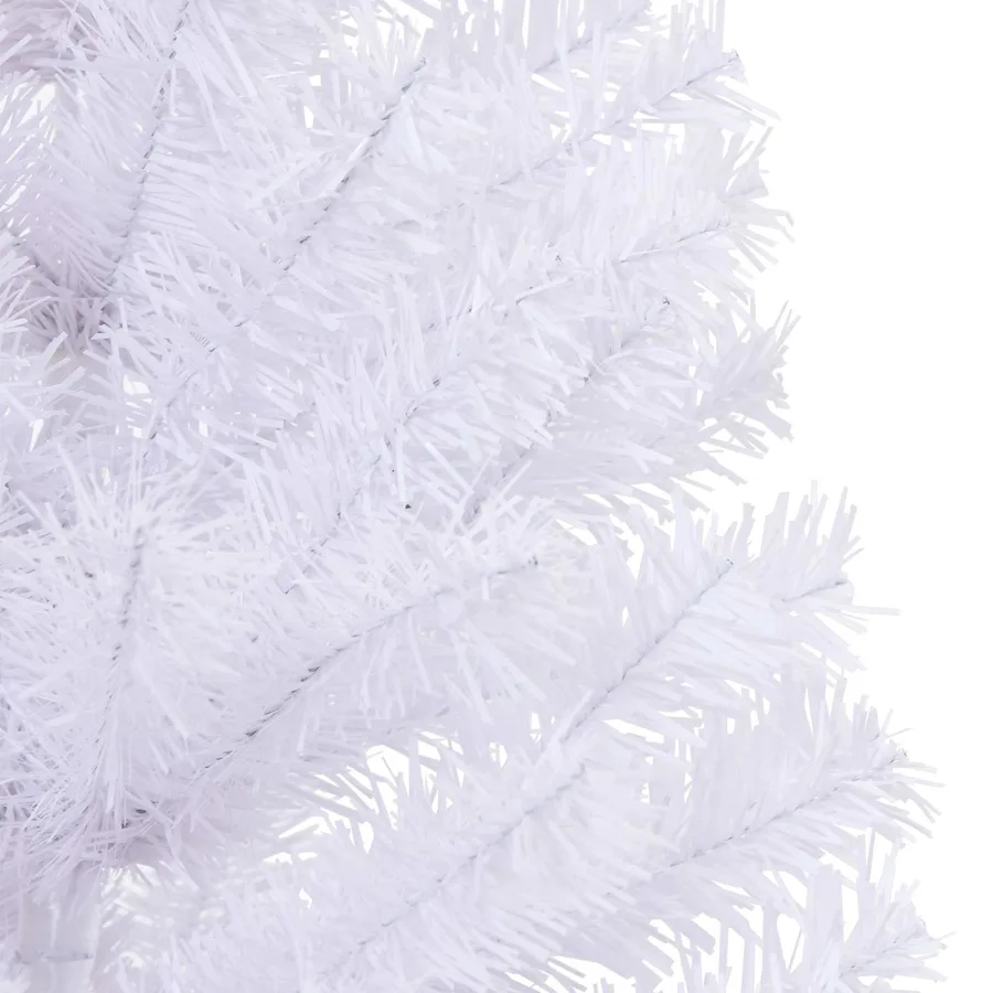 Sapin de Noël artificiel avec 150 LED Blanc 150 cm PVC et Acier - 11