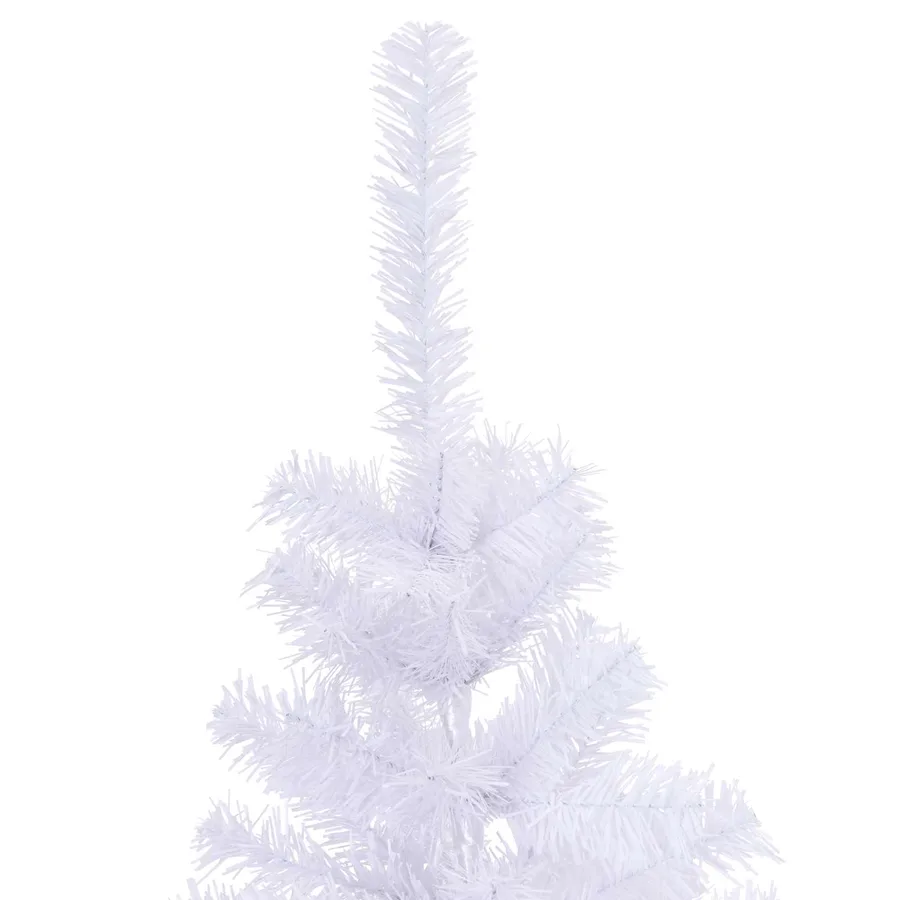 Sapin de Noël artificiel avec 150 LED Blanc 150 cm PVC et Acier - 8