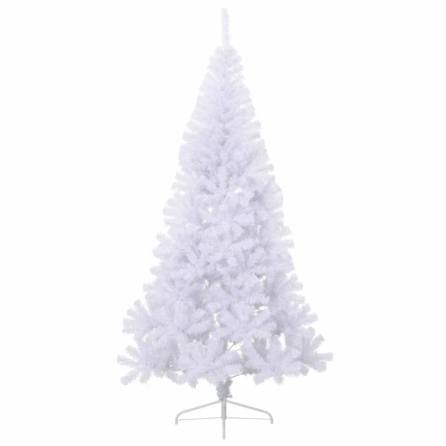 Sapin de Noël artificiel avec 300 LED Blanc 240 cm PVC et Acier - 5